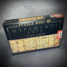 Educa - Puzzle Grande - 4000 Pezzi - Mappa del Mondo 1375 di A. Cresques - Sigillato