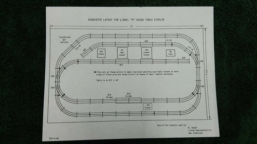 Lionel 707 gauge tavolo - o,