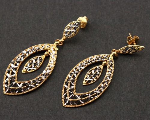 Orecchini pendenti oro - oro, giallo