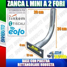 SUPPORTO DI FISSAGGIO CURVO A 90 IDEALE PER LINKEM E ANTENNE WIFI PER ESTERNO