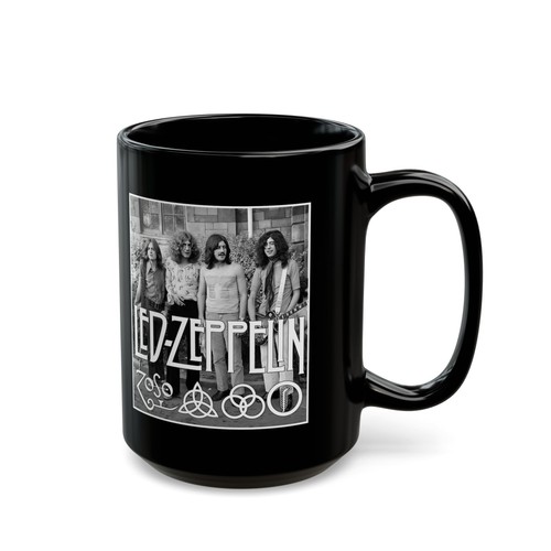 Tazza led zeppelin nera - tazza, b&w