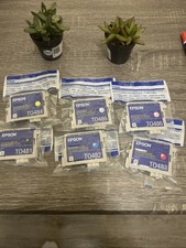 6 Genuine Epson 48 Ink T048