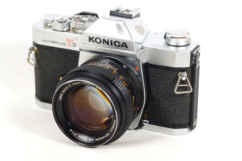 Corpo fotocamera reflex konica - fotocamera,