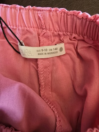 Zara pantaloncino rosa bambina