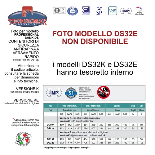 Cassaforte technomax - cassaforte,