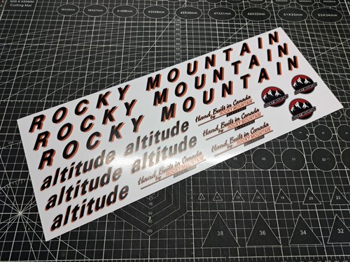 Rocky mountain altitude decal - rocky,
