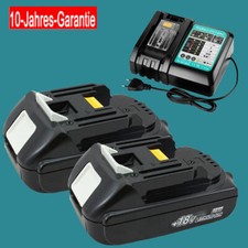 2x BL1815 18V 3000mAH batteria per Makita LXT BL1850B BL1830 display/caricabatterie led