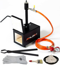 DFPROF1+1D Forgia a Gas Propano Fucina Forno Bruciatore Fabbro