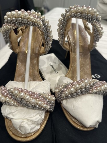 Chanel tacco perla - a, con