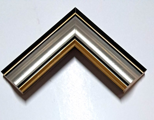 Cornice legno nero arg - nero.arg., x