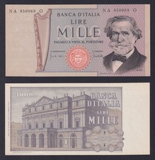 Banconota Italia 1000 lire
