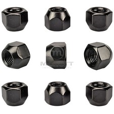 16 dadi ruota NERI per cerchi