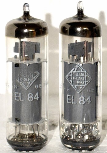 Test tubi telefunken el84 - test,