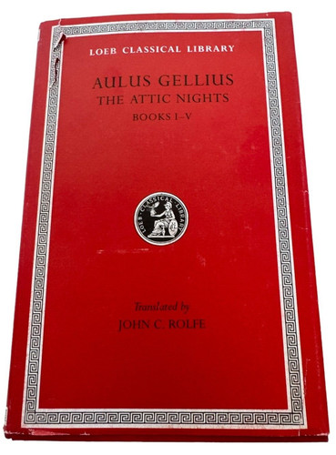 Loeb classical library aulus - classical,