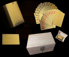 Carte da Gioco Placcate in Oro