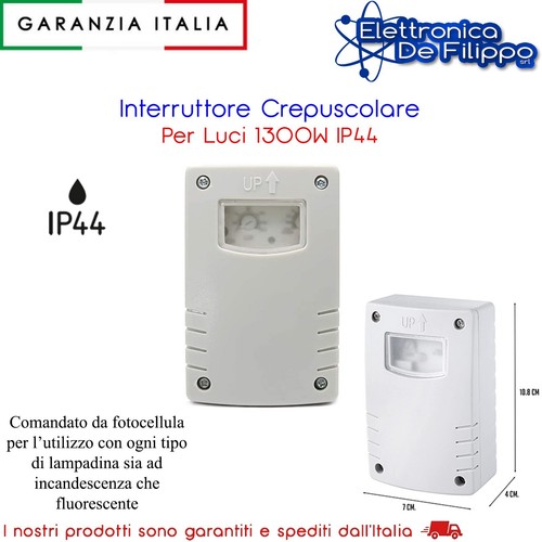 Sensore crepuscolare 220v
