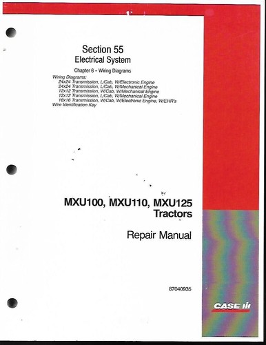 Case mxu100 mxu110 mxu125 - case, mxu100,mxu110,mxu125