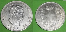 Autentica lire 1877 7 - 5,