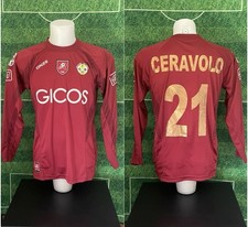 Maglia REGGINA calcio MATCH WORN ISSUED Onze 2007 2008 CERAVOLO + COA Bolaffi