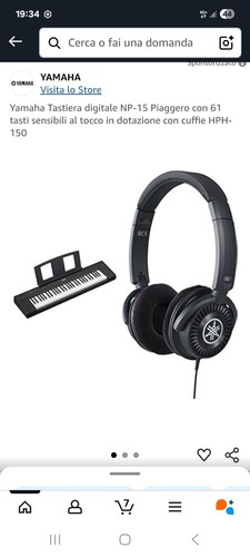 Tastiera musicale yamaha - tastiera,