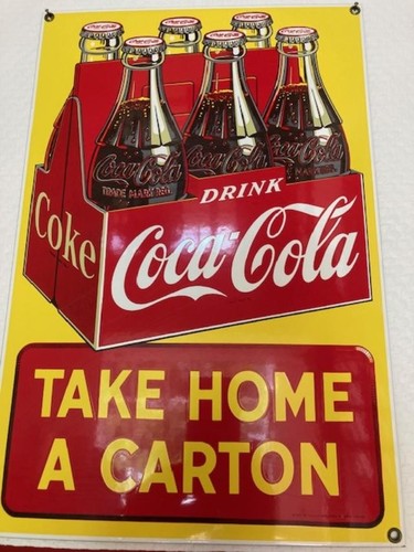 Insegna smaltata coca cola - smaltata,