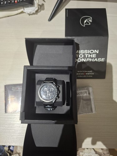 Omega swatch moonwatch - x,