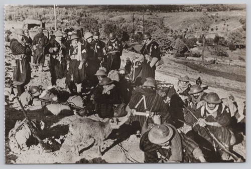 Wwii marocchino goumiers nord - marocchino,