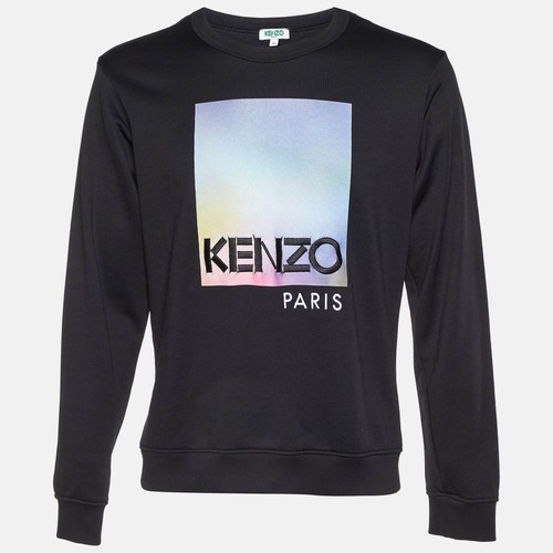 Felpa kenzo nera maglia - in,