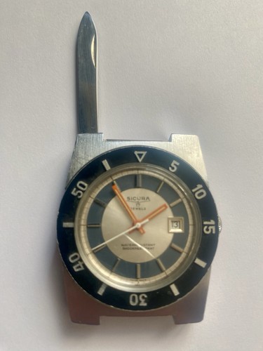 Orologio vintage sicura safari - sicura,