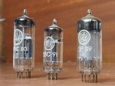 3x Valvo EABC80 / EBC 91 /