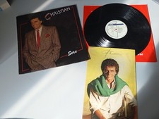 CHRISTIAN RARO LP y 1985 sere + CARTONCINO con AUTOGRAFO label PHILIPS PALERMO