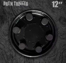 Vassoio piastra trigger 12" 6 con zona cerchio per batteria acustica Roland Alesis