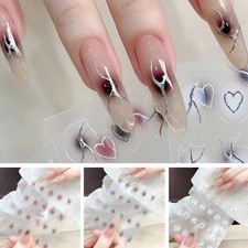 Adesivo Nail Art Argento