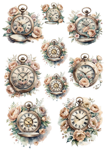 Foglio decoupage carta di - -,