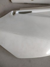 Plastiche suzuki fianchetti portanumero RM 125/250 2001-2008 bianco new Rtech