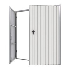 Bianco Porta Garage in Acciaio