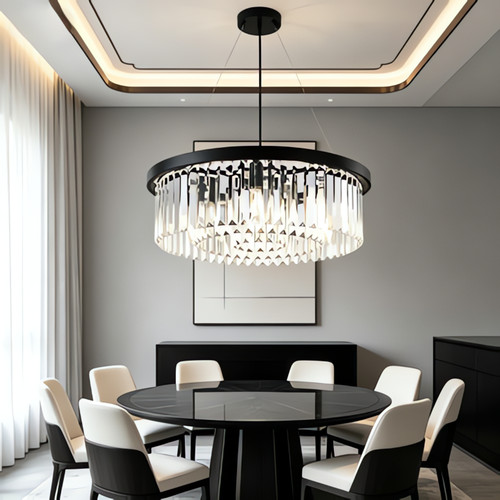 Lampadario cristallo nuova - lampadario,