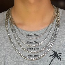 Collana catena Figaro acciaio