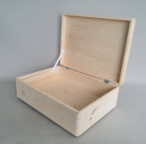 Scatola legno con coperchio - legno,
