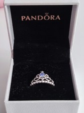 Pandora Anello Disney Tiara Blu di Cenerentola 199191C01 - 50