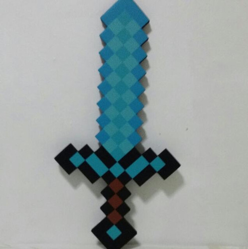 Spada diamante minecraft foam - minecraft,