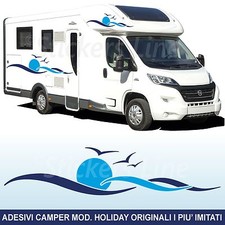 HOLIDAY camper stickers cm