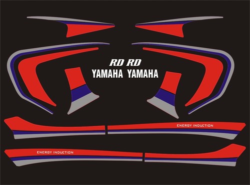 Kit decalcomanie yamaha rd125 - kit,