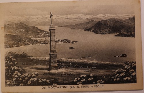 Cartolina dal mottarone - cartolina,