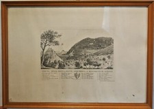 Quadro veduta spoleto - su,