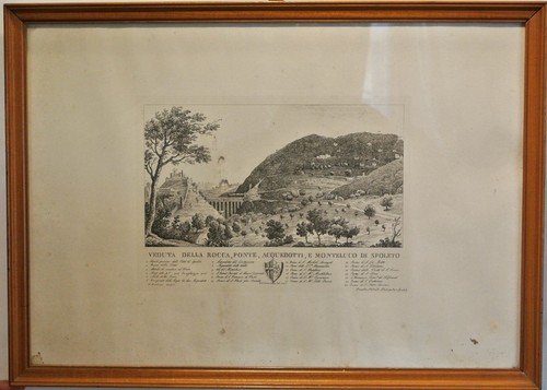 Quadro veduta spoleto - quadro,,