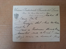 DOCUMENTO UNIONE INDUSTRIALE FASCISTA DEL LAZIO