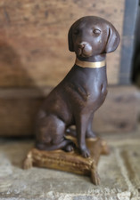 Chocolate Labrador Figurine