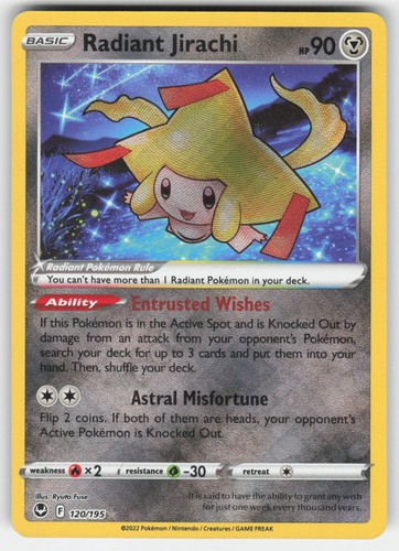 Radiant jirachi 120 195 - jirachi, 120/195