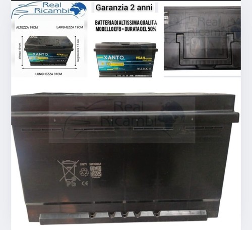 Batteria avviamento 95ah 900a - batteria,